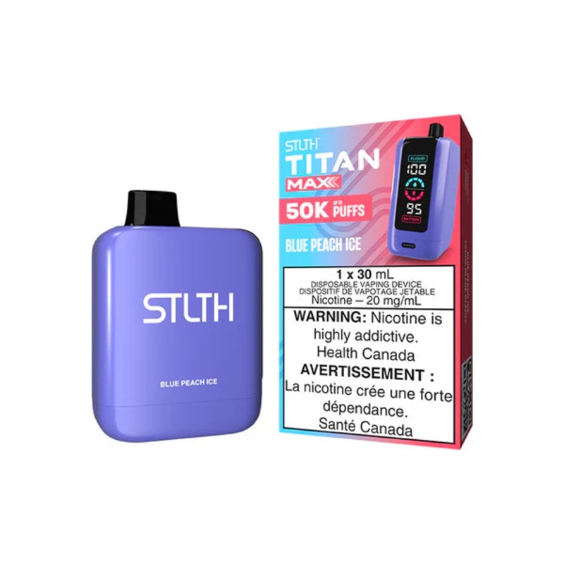 STLTH TITAN MAX DISPOSABLE – BLUE PEACH ICE