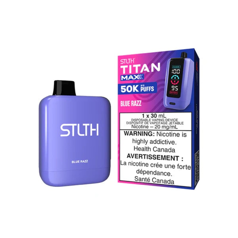 STLTH TITAN MAX DISPOSABLE – BLUE RAZZ
