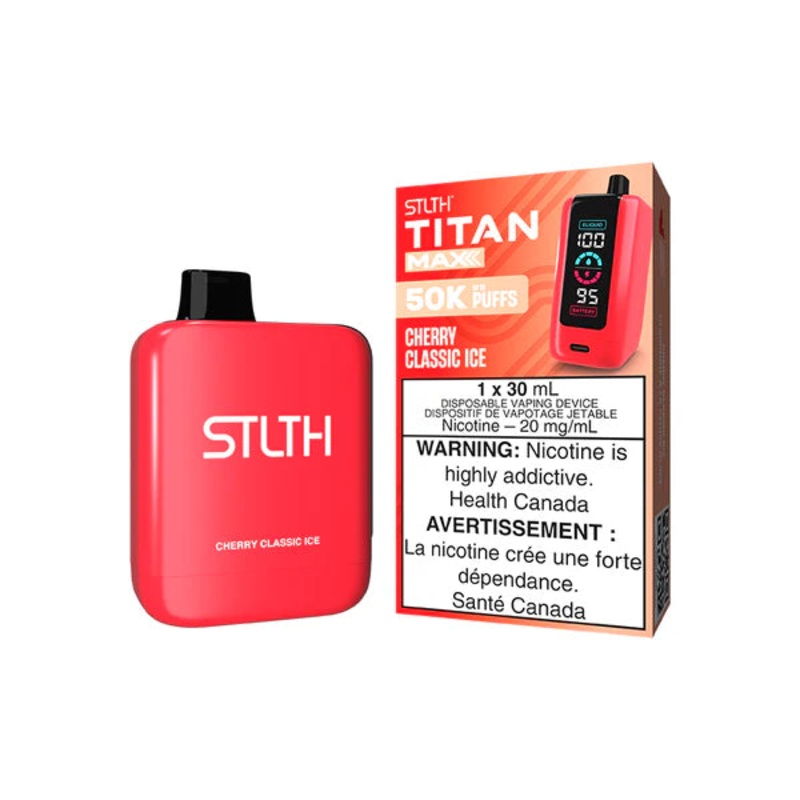 STLTH TITAN MAX DISPOSABLE – CHERRY CLASSIC ICE