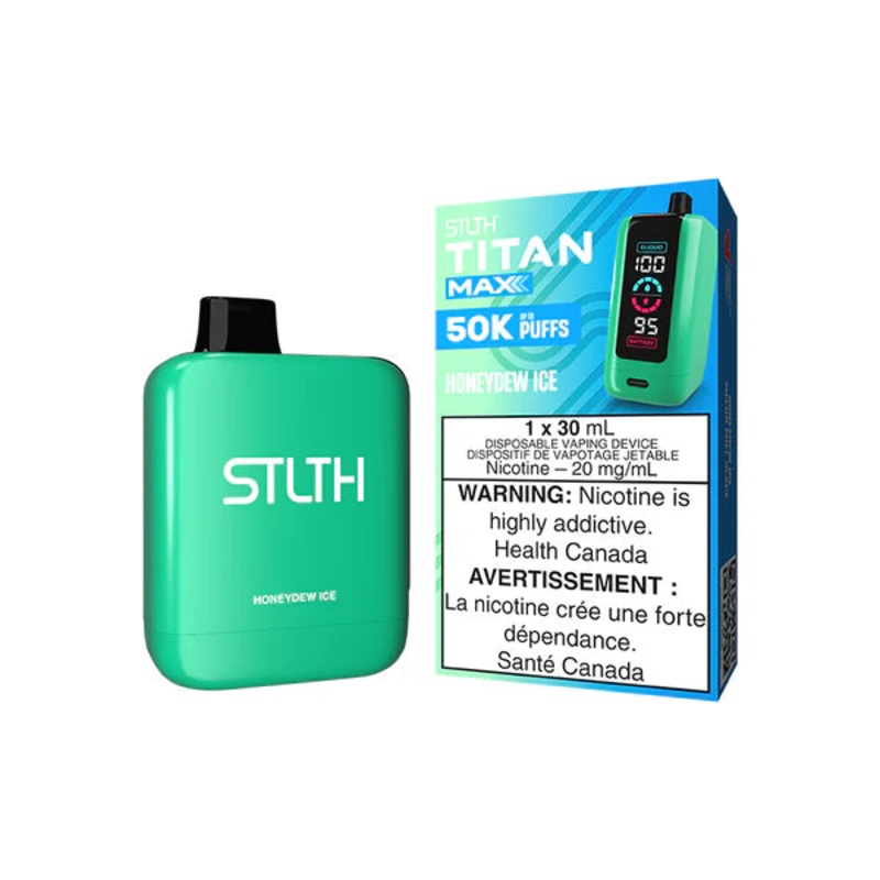 STLTH TITAN MAX DISPOSABLE – HONEYDEW ICE