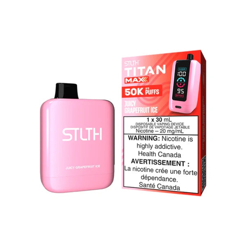 STLTH TITAN MAX DISPOSABLE – JUICY GRAPEFRUIT ICE