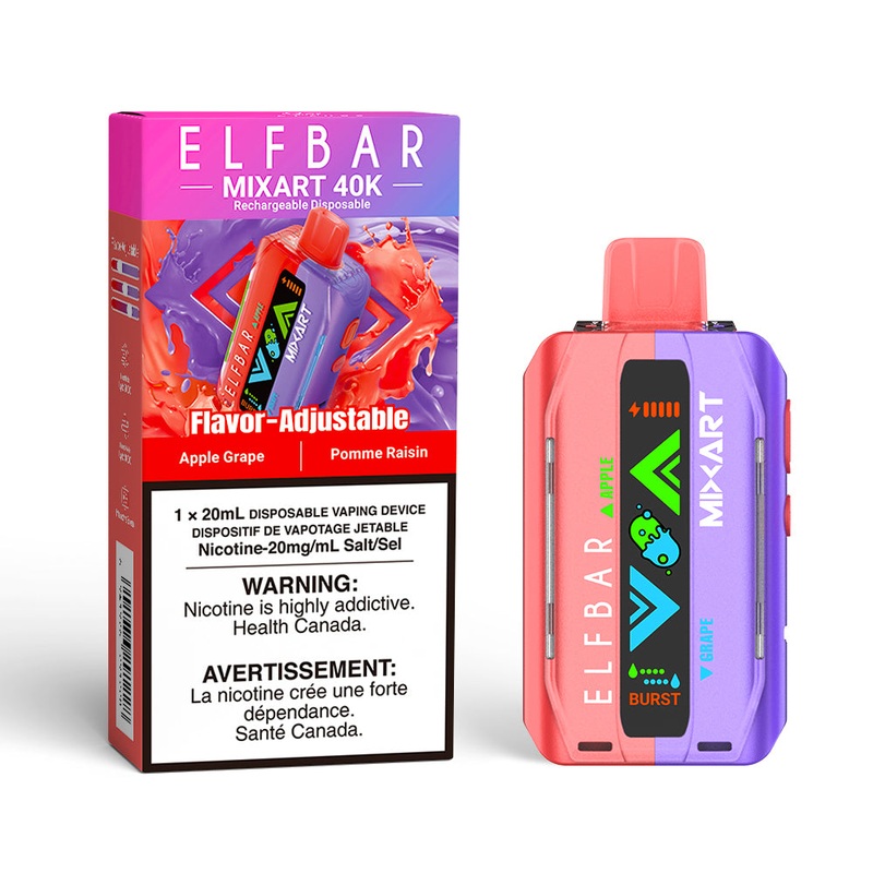 ELFBAR MixArt40K – Apple Grape