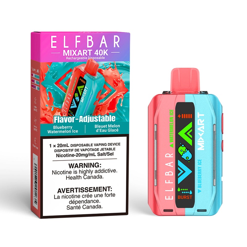 ELFBAR MixArt40K – Blueberry Watermelon Ice