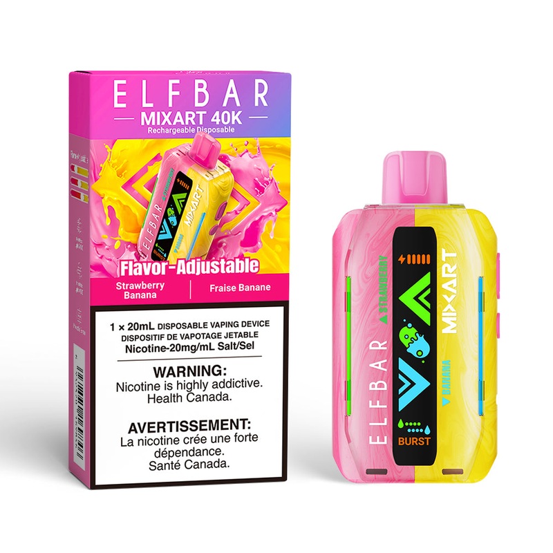 ELFBAR MixArt40K – Strawberry Banana