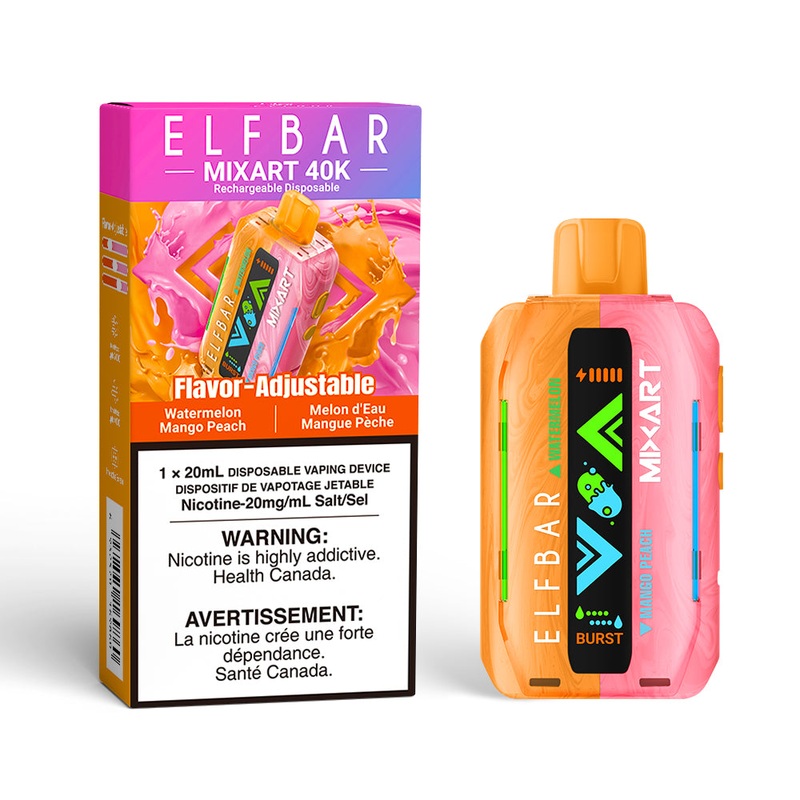 ELFBAR MixArt40K – Watermelon Mango Peach
