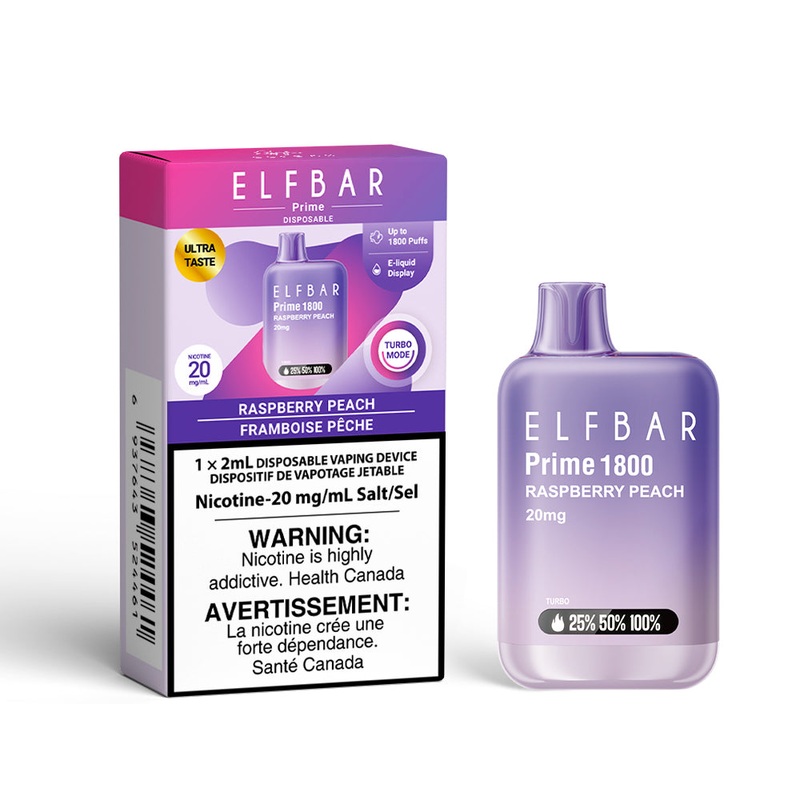 ELFBAR Prime – Raspberry Peach