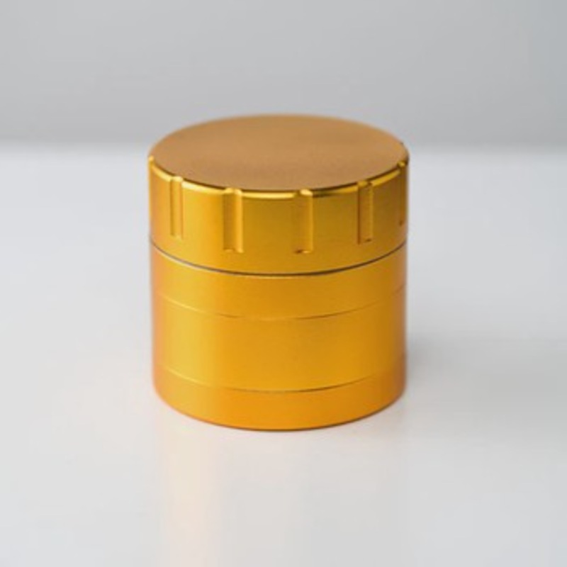 63mm 4 Piece Aluminum Grinder|Gold|Bronze