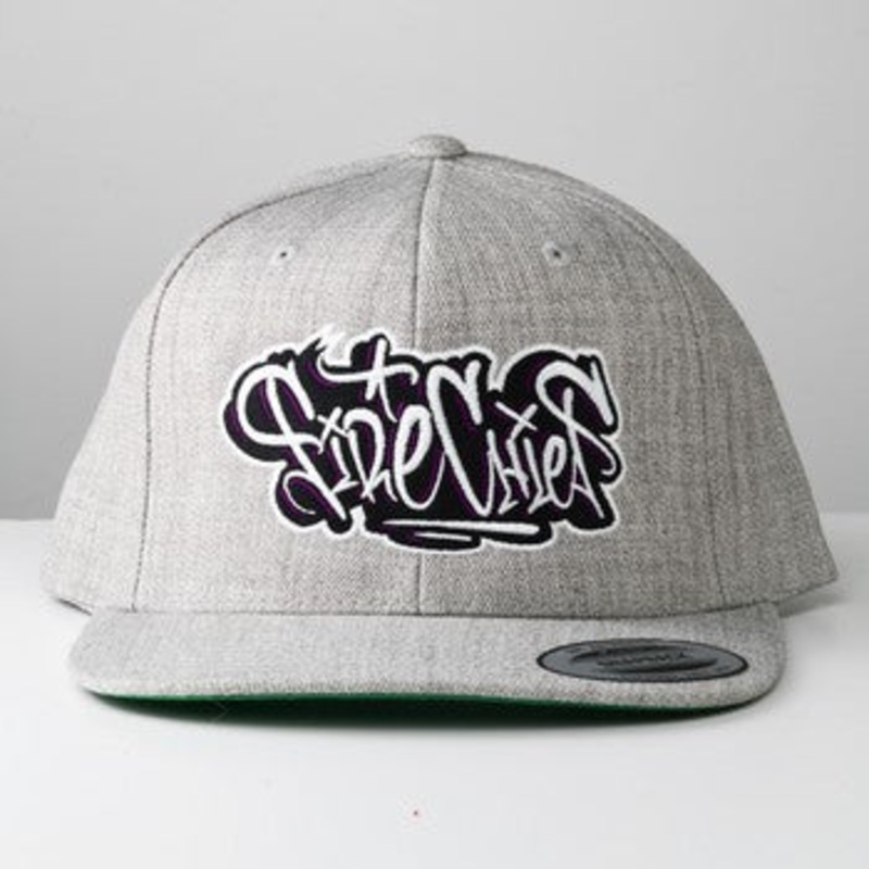 Fire Chief – Grey Handstyle Snapback Hat