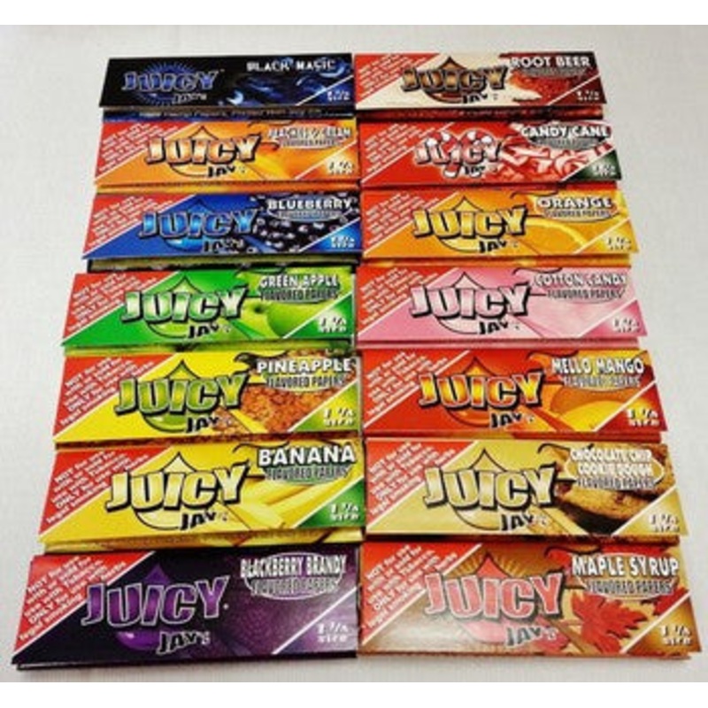 Juicy Jay’s – Flavoured rolling Papers 1 1/4 Size (Pack of 32)