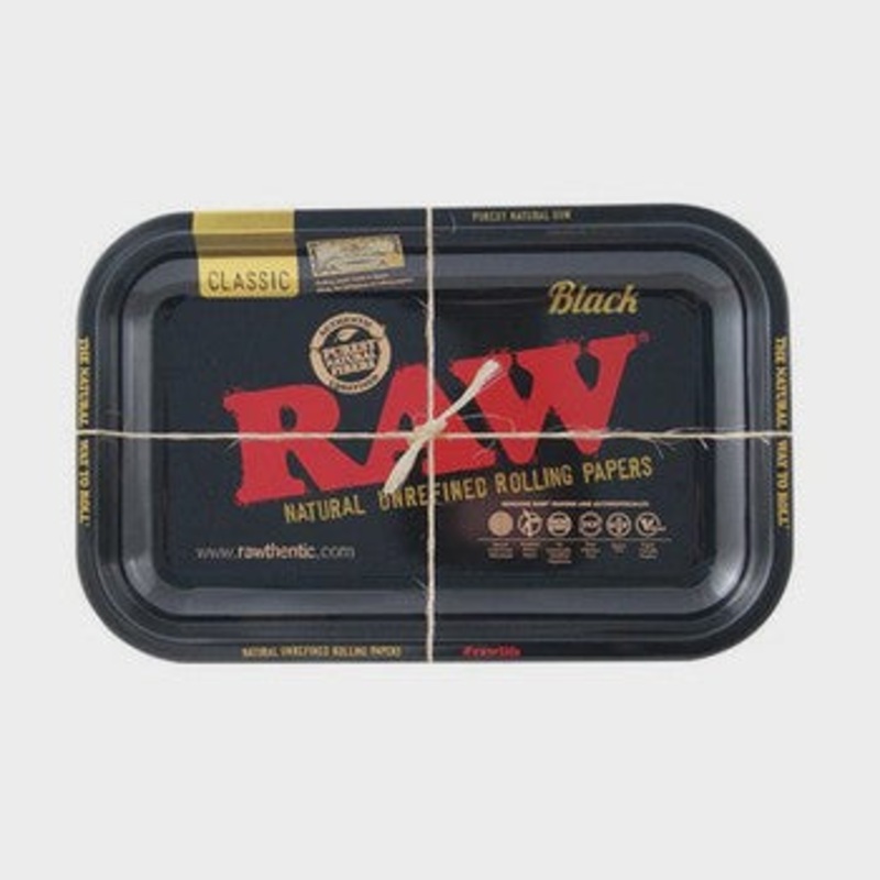 Raw – Black Small Rolling Tray
