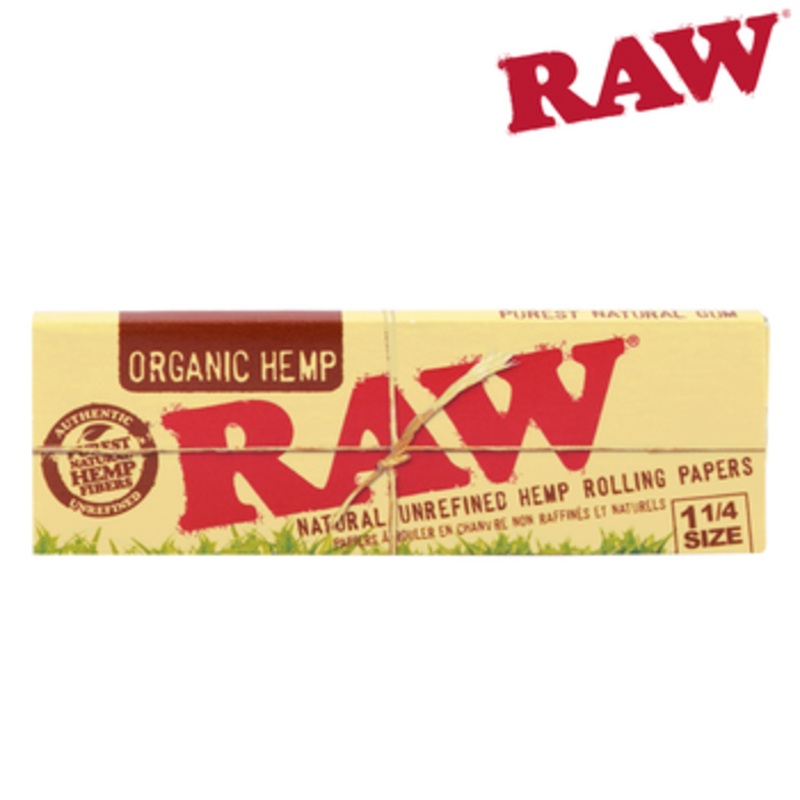 Raw – Organic 1 1/4 Papers – 50/pk