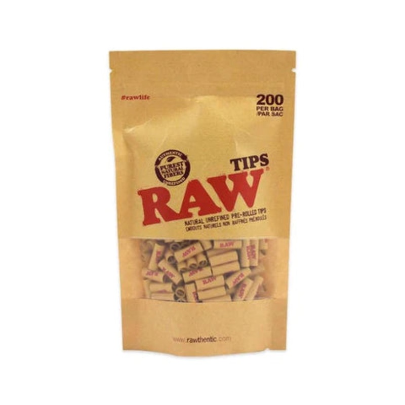 Raw – Pre-Rolled Tips – Bag of 200