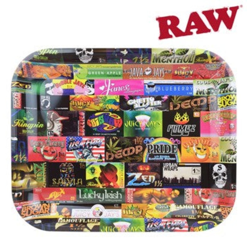 Raw – Rolling Paper History Tray – LRG