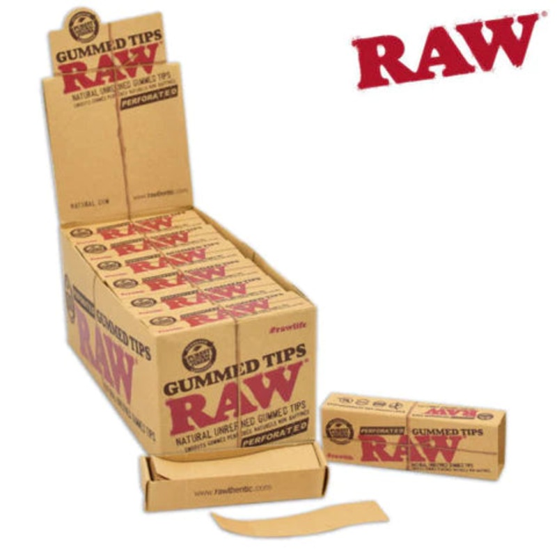 Raw Tips – Gummed Perforated – Raw