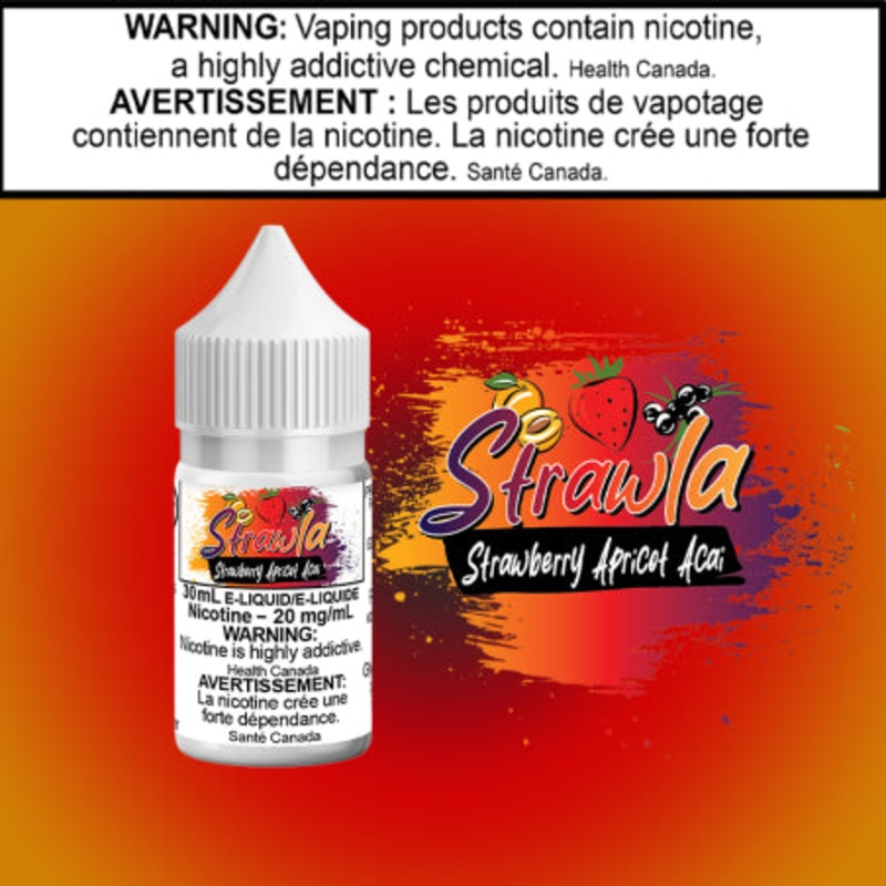 Strawla Salts – Straw Apricot Acai [FED]