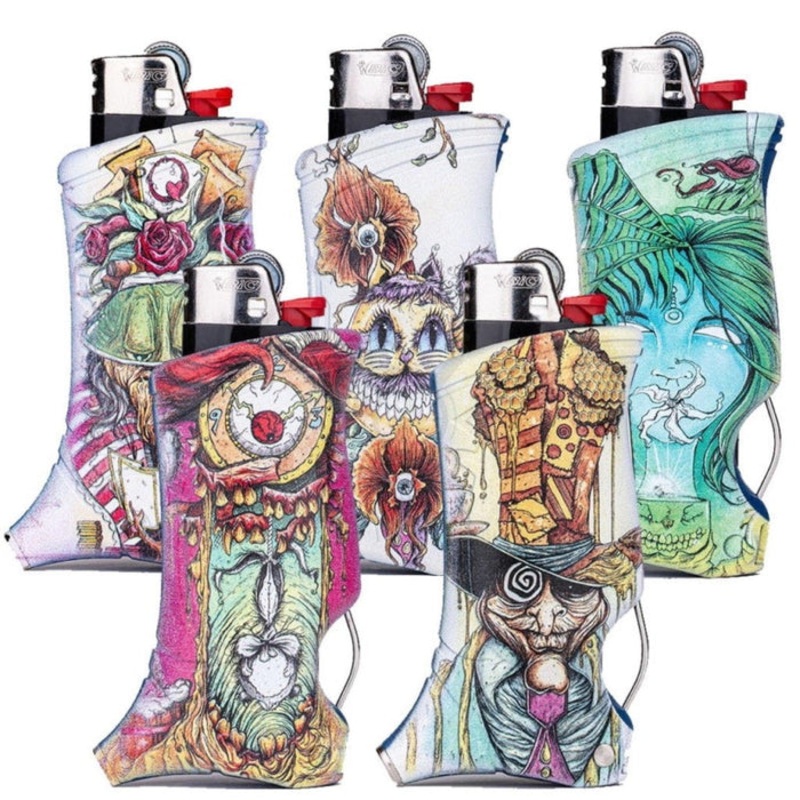 Toker Poker Lighter Sleeve – Alice in Wonderland