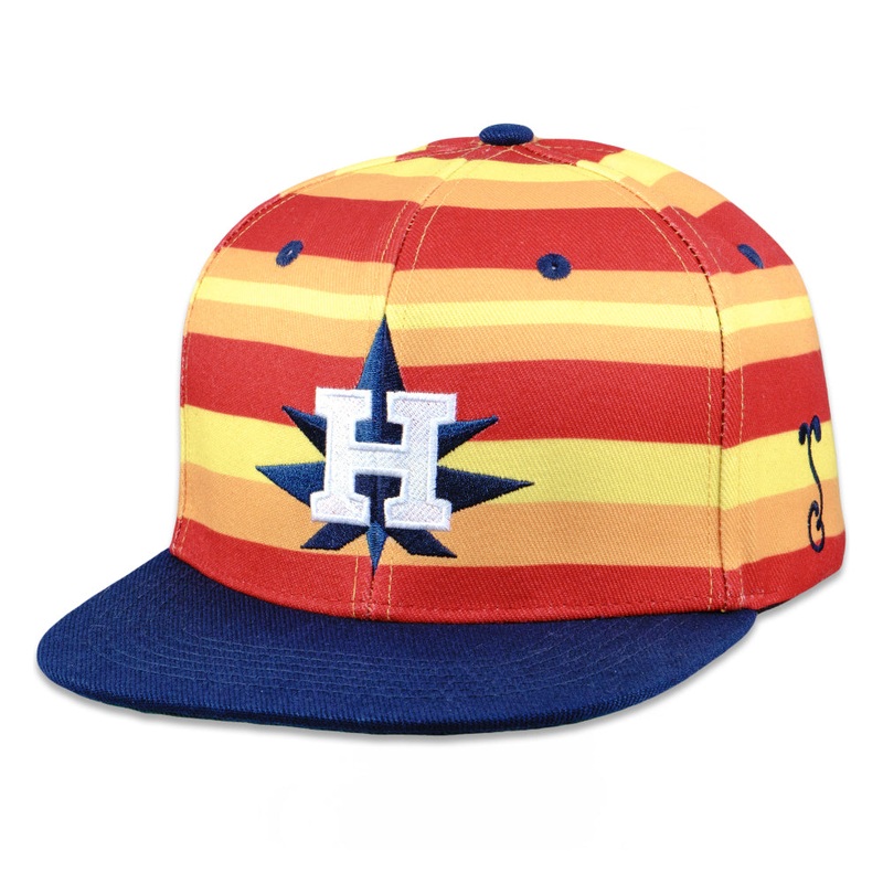 Grassroots – Hashstros Orange Striped Snapback Hat