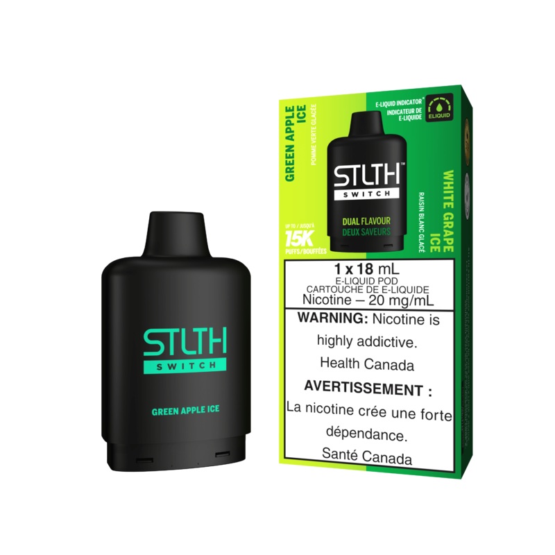 STLTH Loop Switch – Green Apple Ice and White Grape Ice [FED]