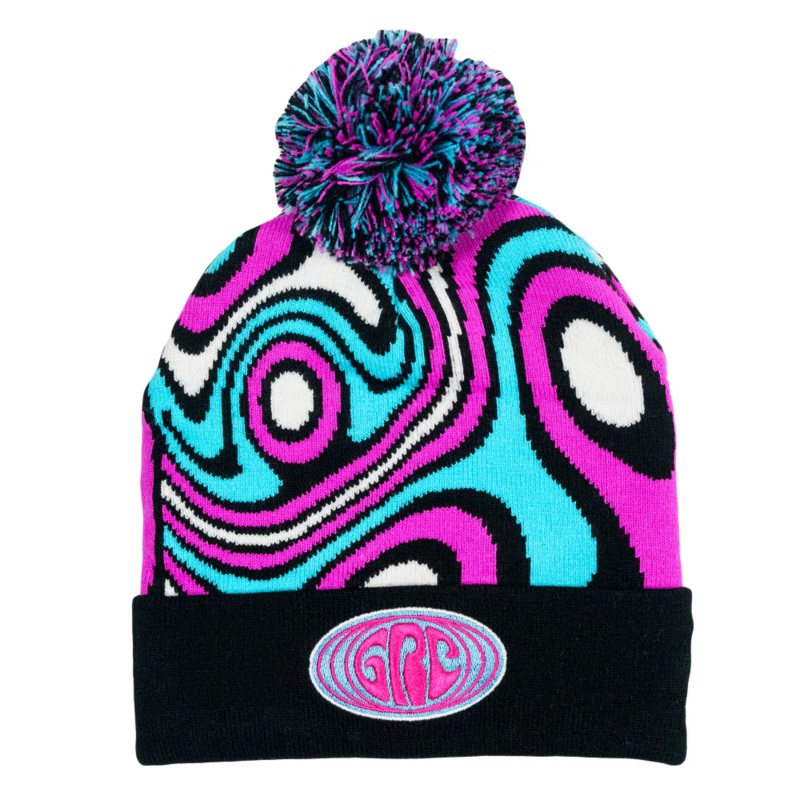 Grassroots – Outta Sight Blue Pom Beanie