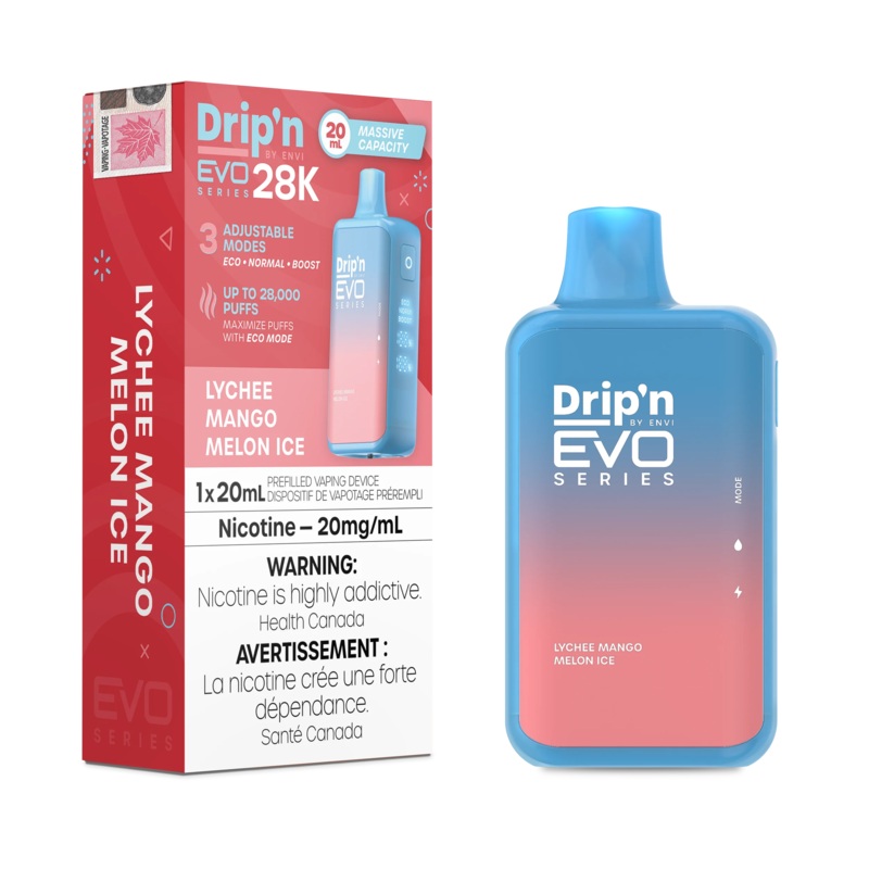 Drip’n EVO 28K – Lychee Mango Melon Ice [MB]