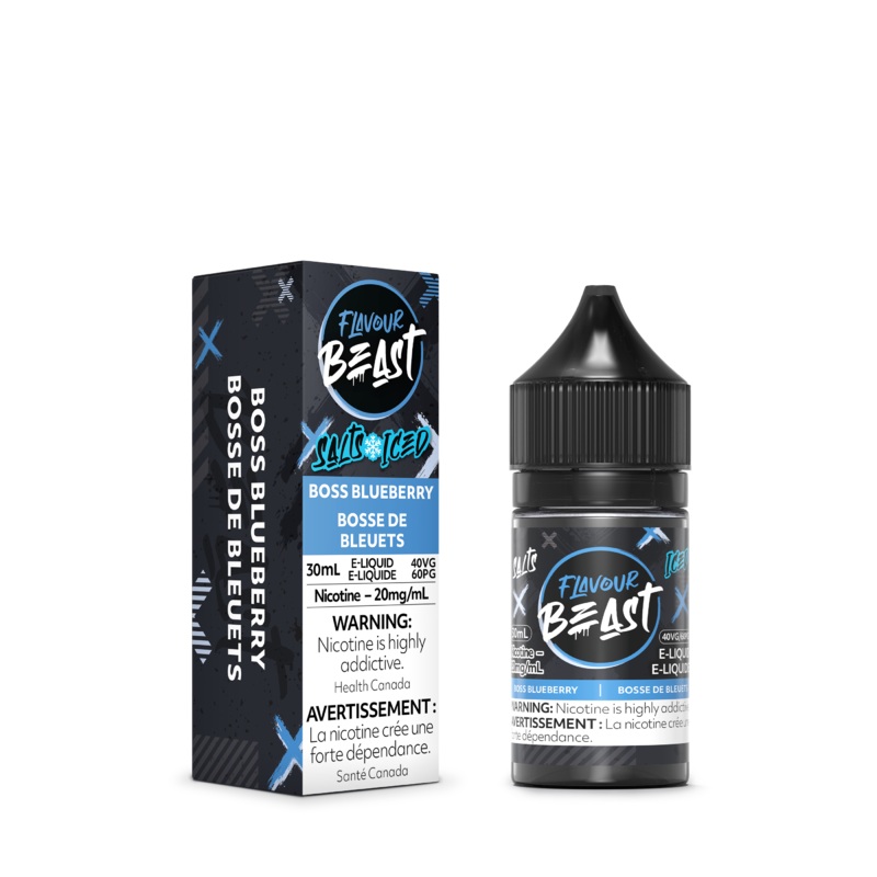 Flavour Beast E-Liquid – Boss Blueberry Iced [MB]
