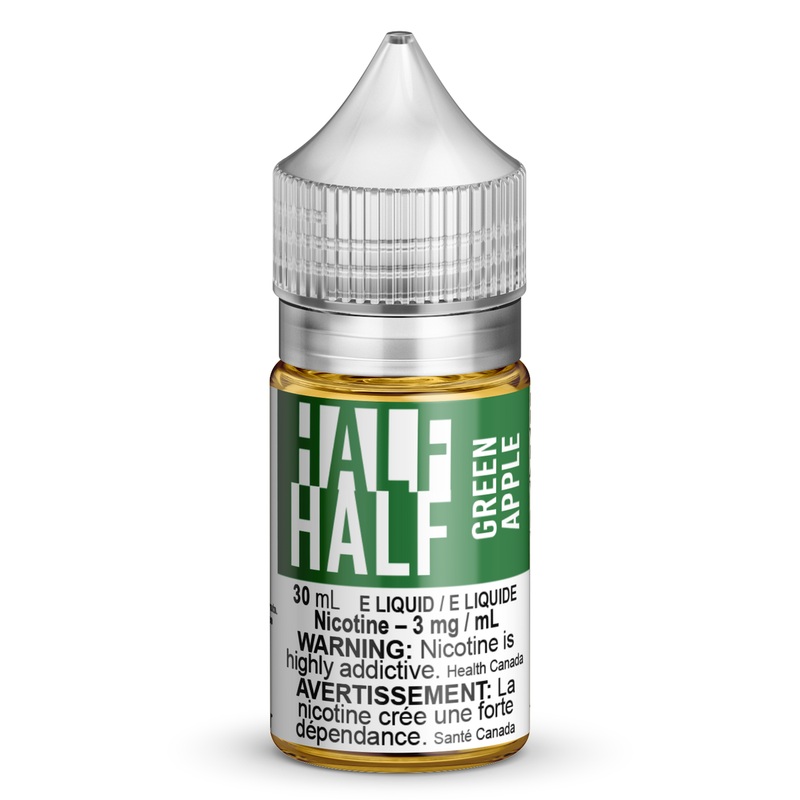 Half Half – Green Apple [MB]|3 mg|6 mg|0 mg|12 mg|30 mL