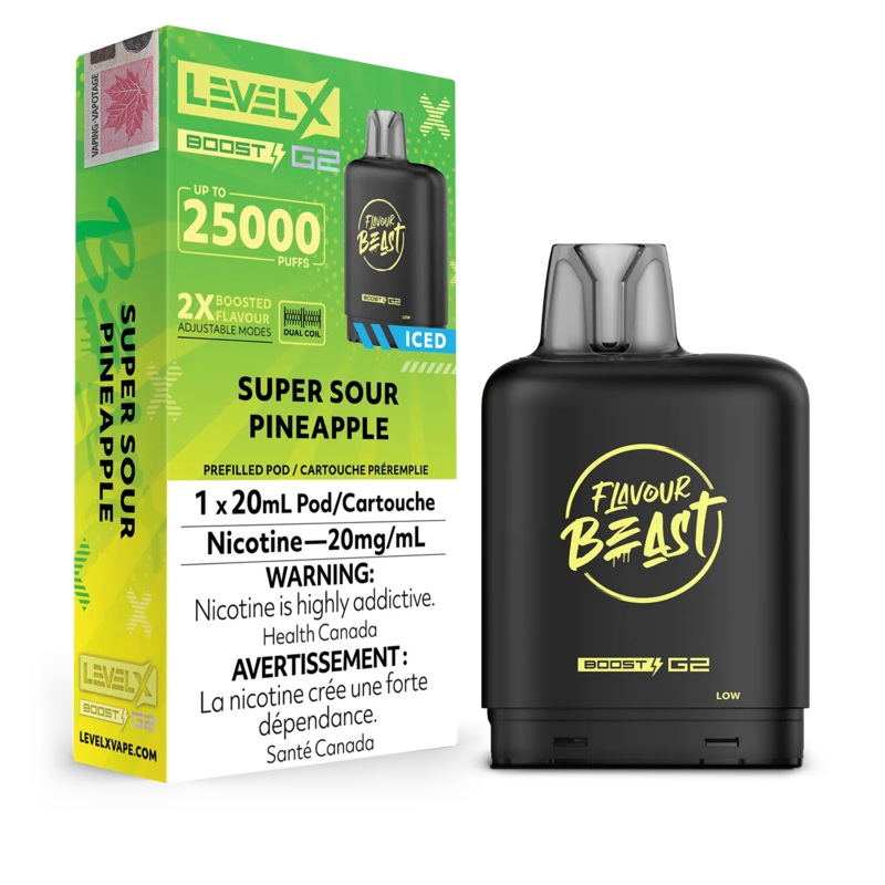 Level X Boost – Super Sour Pineapple Iced [MB]