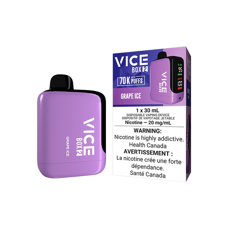 Vice Box 2 – Grape Ice [MB]|20 mg|30 mL