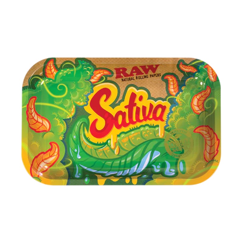 Raw Strain Rolling Tray – Sativa – Small